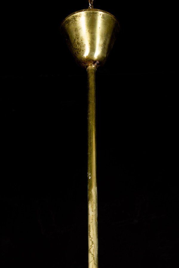 Mid Century Ceiling Fixture Or Pendant By Luigi Brusotti, Italy, 1940 photo vinterior