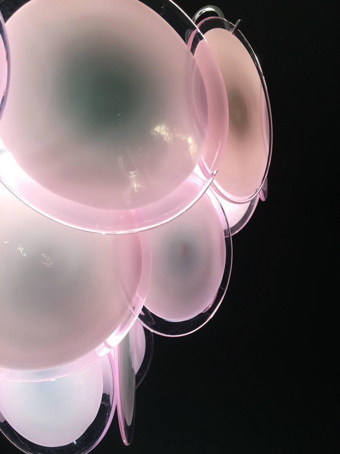 Disc Murano Chandelier From Vistosi, 1970s, Set Of 4 photo buy