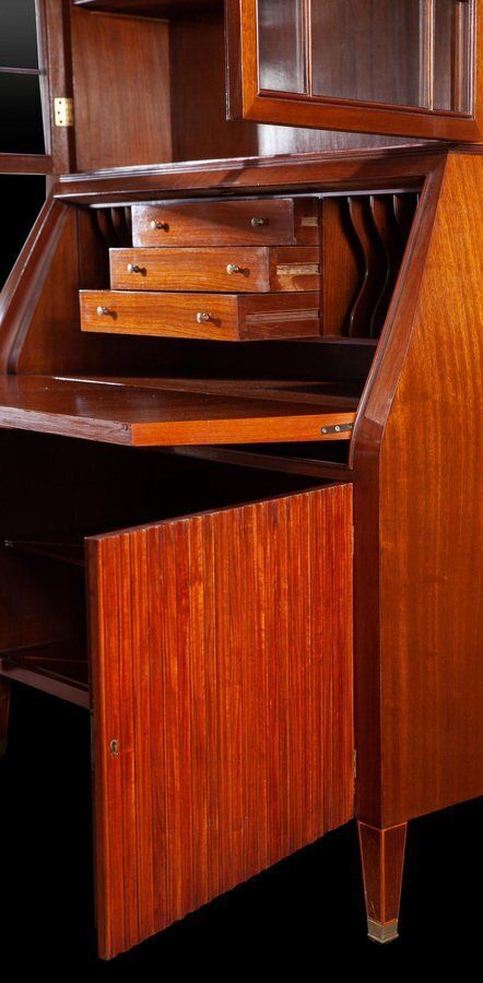 8030.0 Mid Century Trumeau Bookcase Or Cabinet By Paolo Buffa, 1940 photo