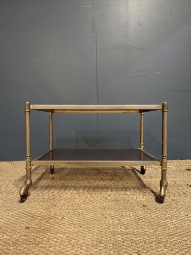 Neo Classical Style Brass Coffee Table photo for sale