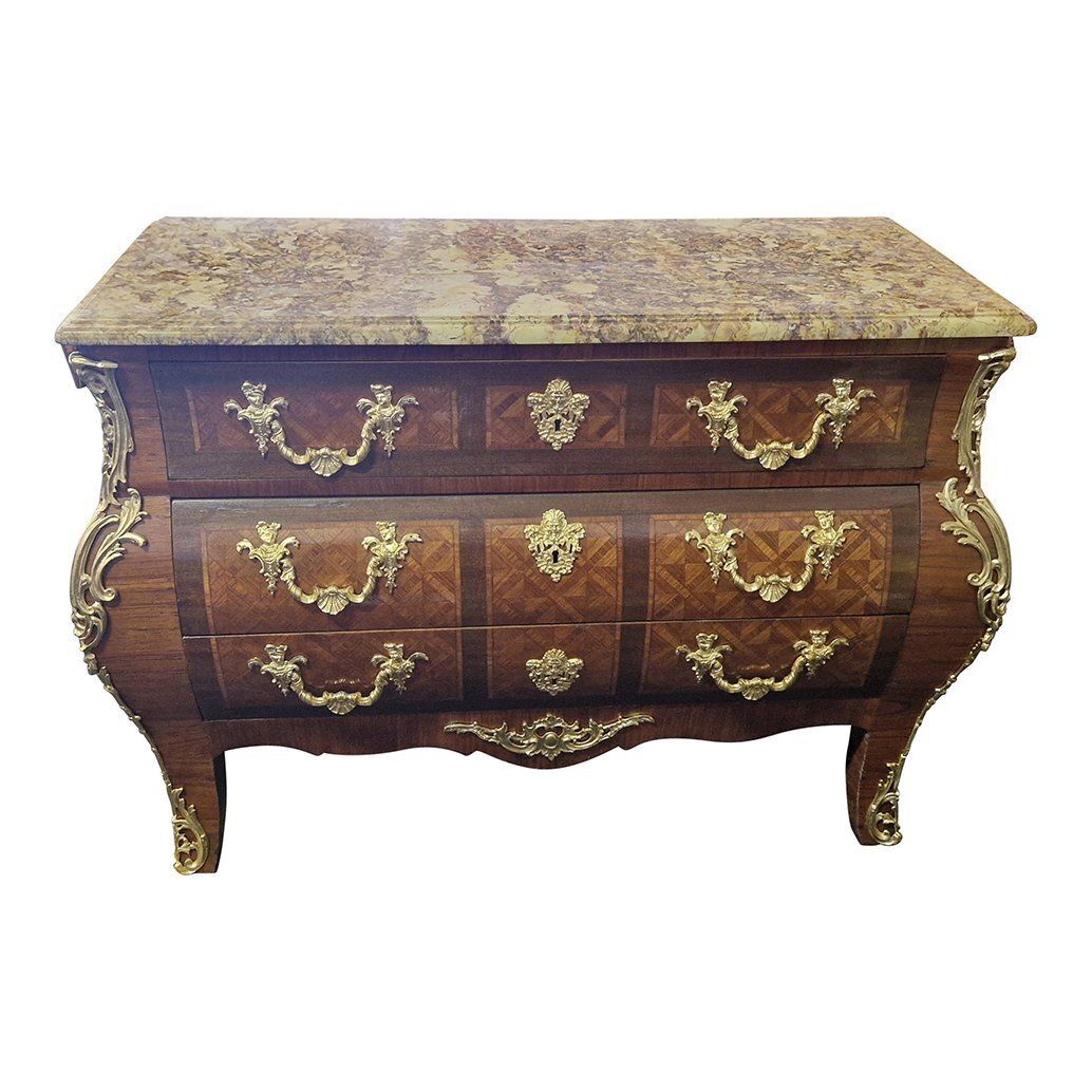 Louis XV Style French Chest Of Drawers, 1950s photo Furniture