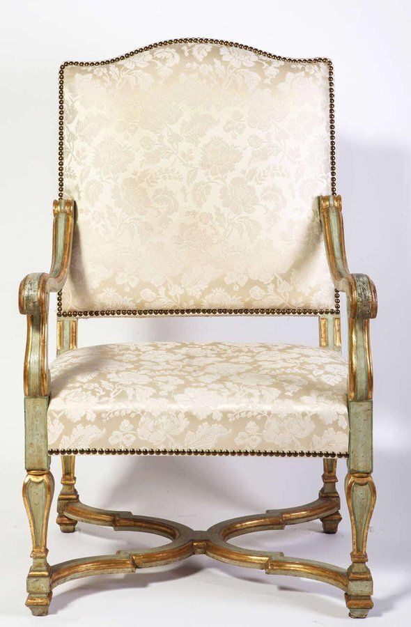 Set Of Early 18th Century Italian Painted Armchairs photo furniture