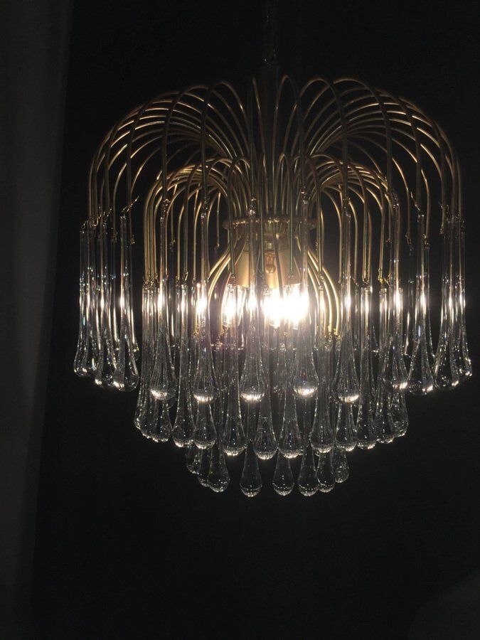 Murano Chandelier In The Style Of Venini, 1960s photo furniture