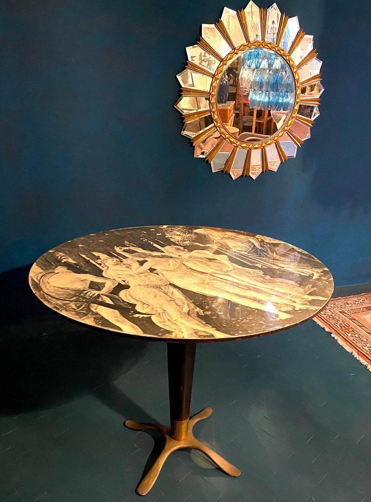Furniture Mid Century Center Table Or Occasional Table Attributed To Osvaldo Borsani, 1950s photo