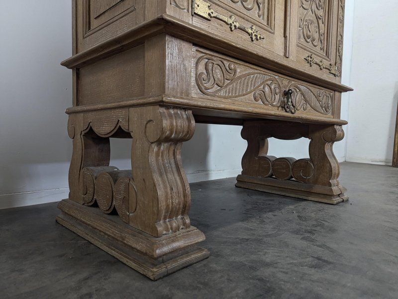 Spanish Renaissance Style Cabinet In Limed Oak photo buy