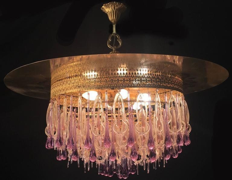 Chandelier By Barovier & Toso, 1960s photo furniture