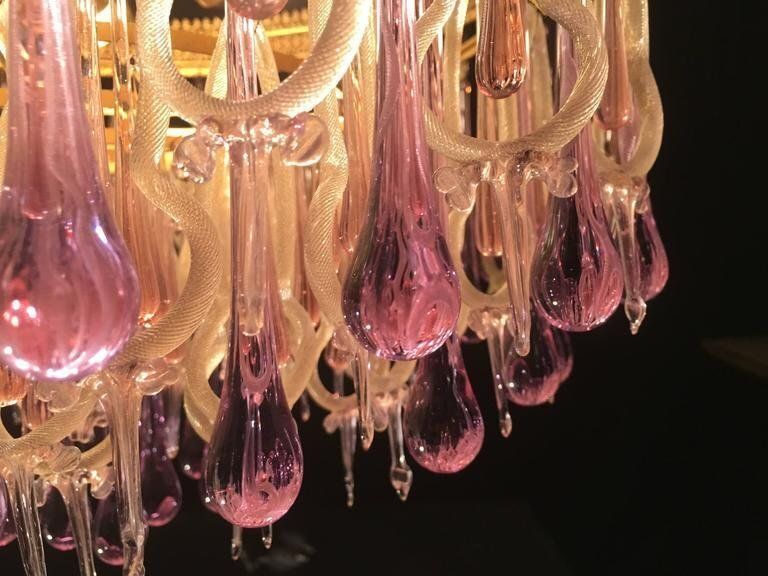 Chandelier By Barovier & Toso, 1960s photo vinterior