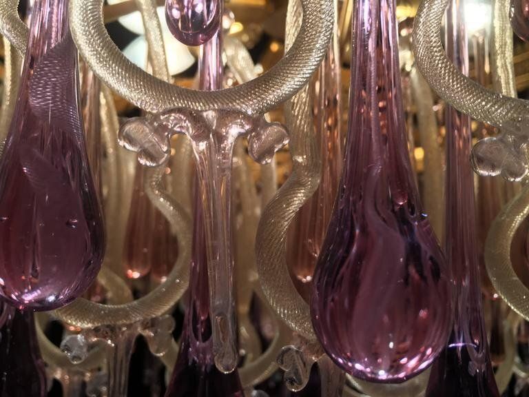 Chandelier By Barovier & Toso, 1960s photo buy