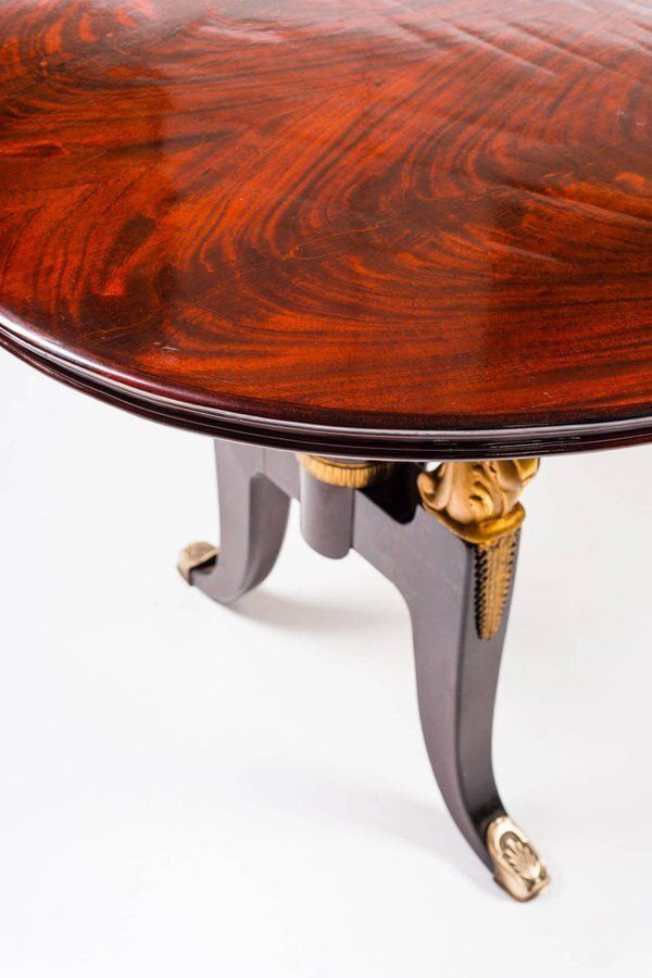Italian Mahogany Table In The Style Of Paolo Buffa, 1950s photo 4474.0