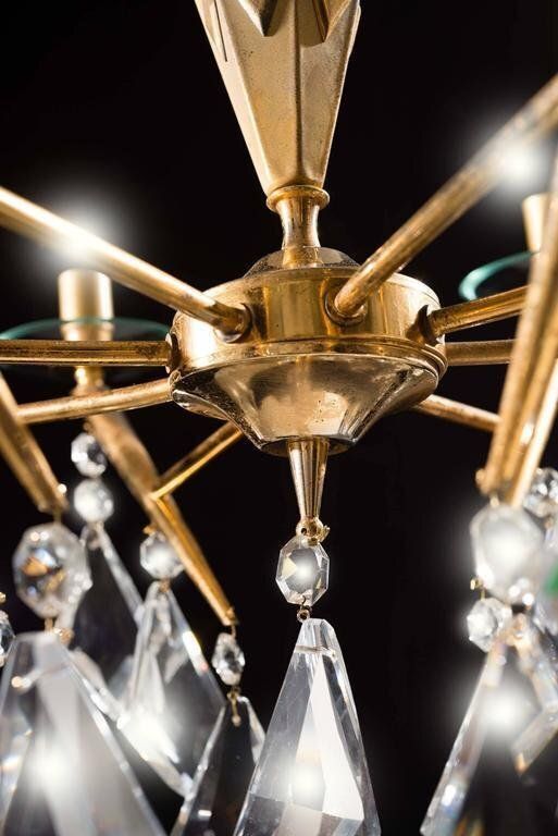 Italian Chandeliers By Gaetano Sciolari, 1980s, Set Of 2 photo buy