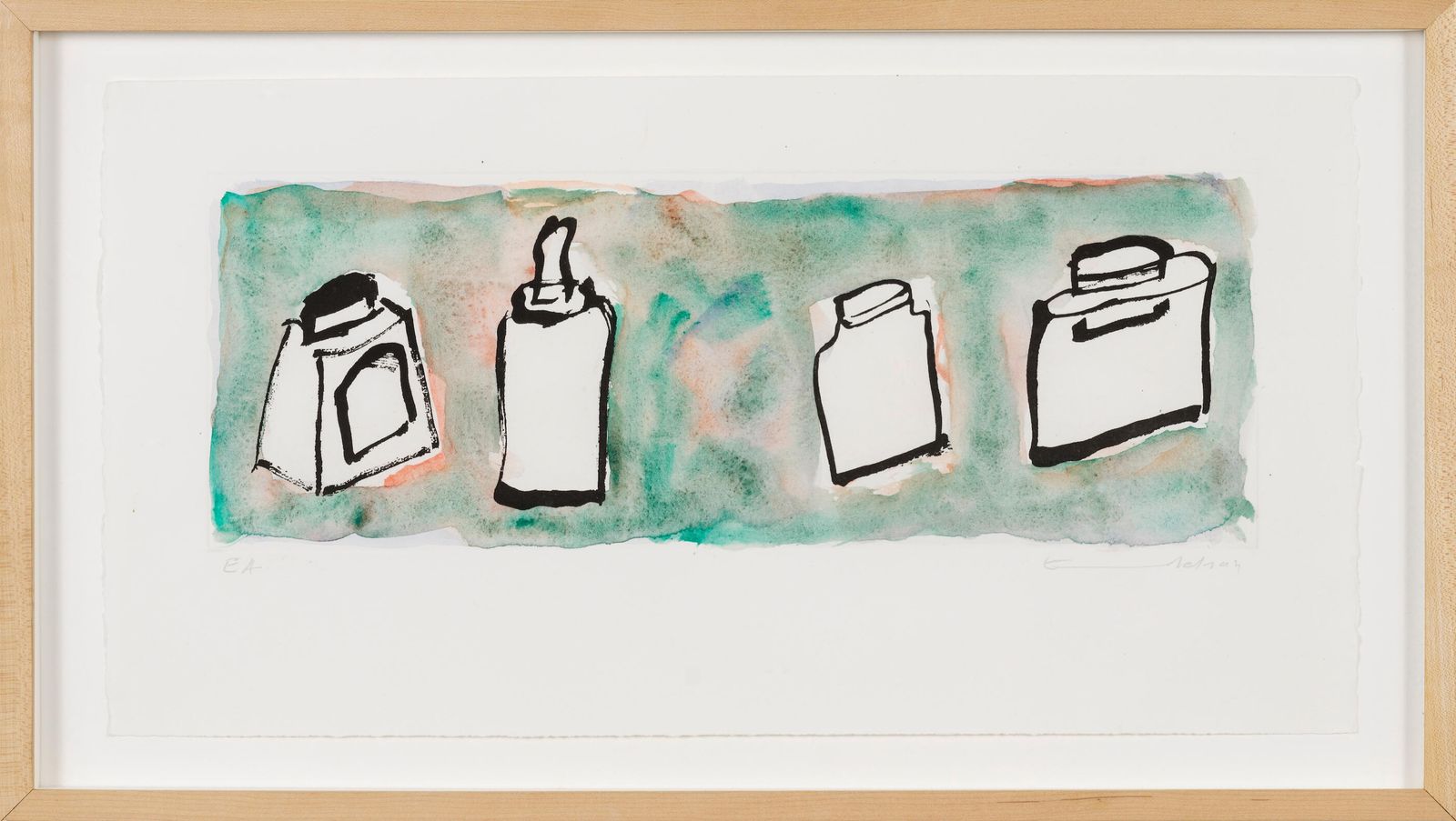 Etel Adnan La Commedia Dell'arte Dei Calamai I