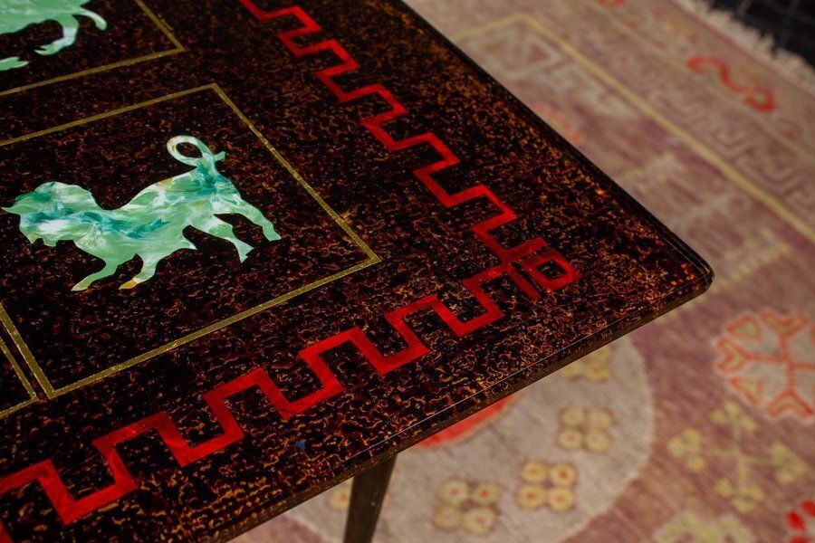 Glass Zodiac Cocktail Or Coffee Table From Fontana Arte photo buy