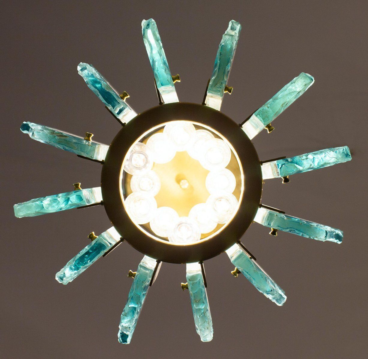 Cut Glass Chandelier From Fontana Arte, 1960s photo 9704.0