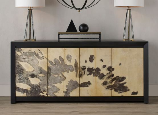 Currey's & Company Karlson Faux Vellum Credenza
