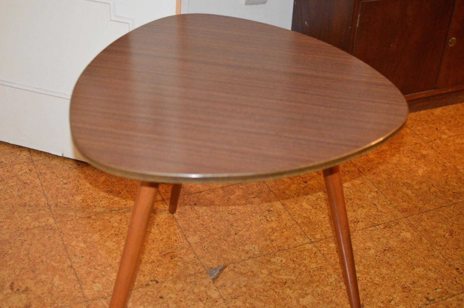 Vintage 50s Mid Century Nordic Modernist Rockabilly Desk Tripod Desk photo 221.0