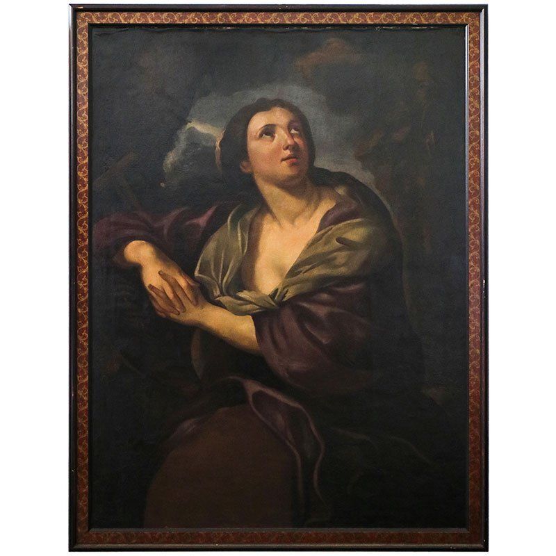 Circle Of Giovanni Andrea Sirani, Mary Magdalene, 1600s, Oil On Canvas