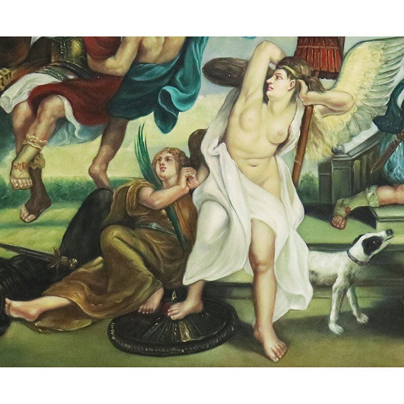 Nobles And Mythology, 1800s, Oil On Canvas, Framed photo buy