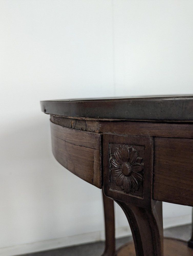 Louis XVI Style Mahogany Bouillotte Or Pedestal Table photo Furniture