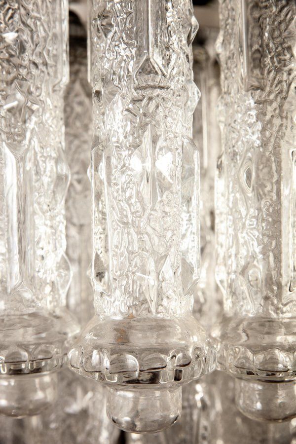 Murano Art Glass Chandelier By Aureliano Toso, 1950 photo 4357.0