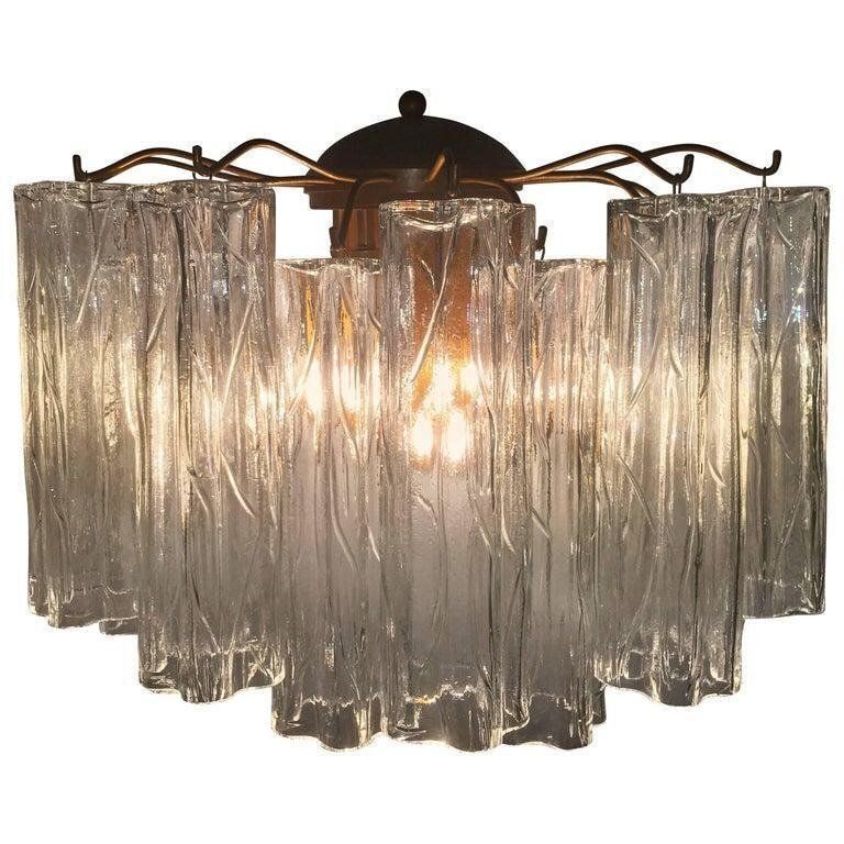 photo furniture Tronchi Sconces By Toni Zuccheri For Venini, 1970s, Set Of 2