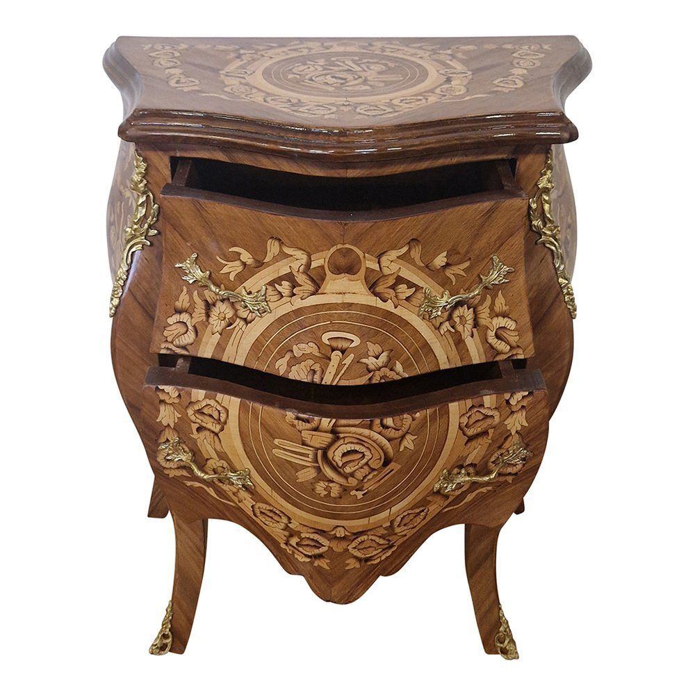 Louis XV Style Bedside Table With Two Drawers, France, 1890s photo buy