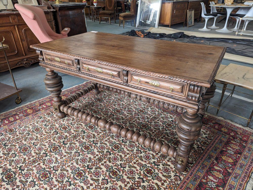 Portuguese Rosewood Coffee Table, 19th Century photo for sale