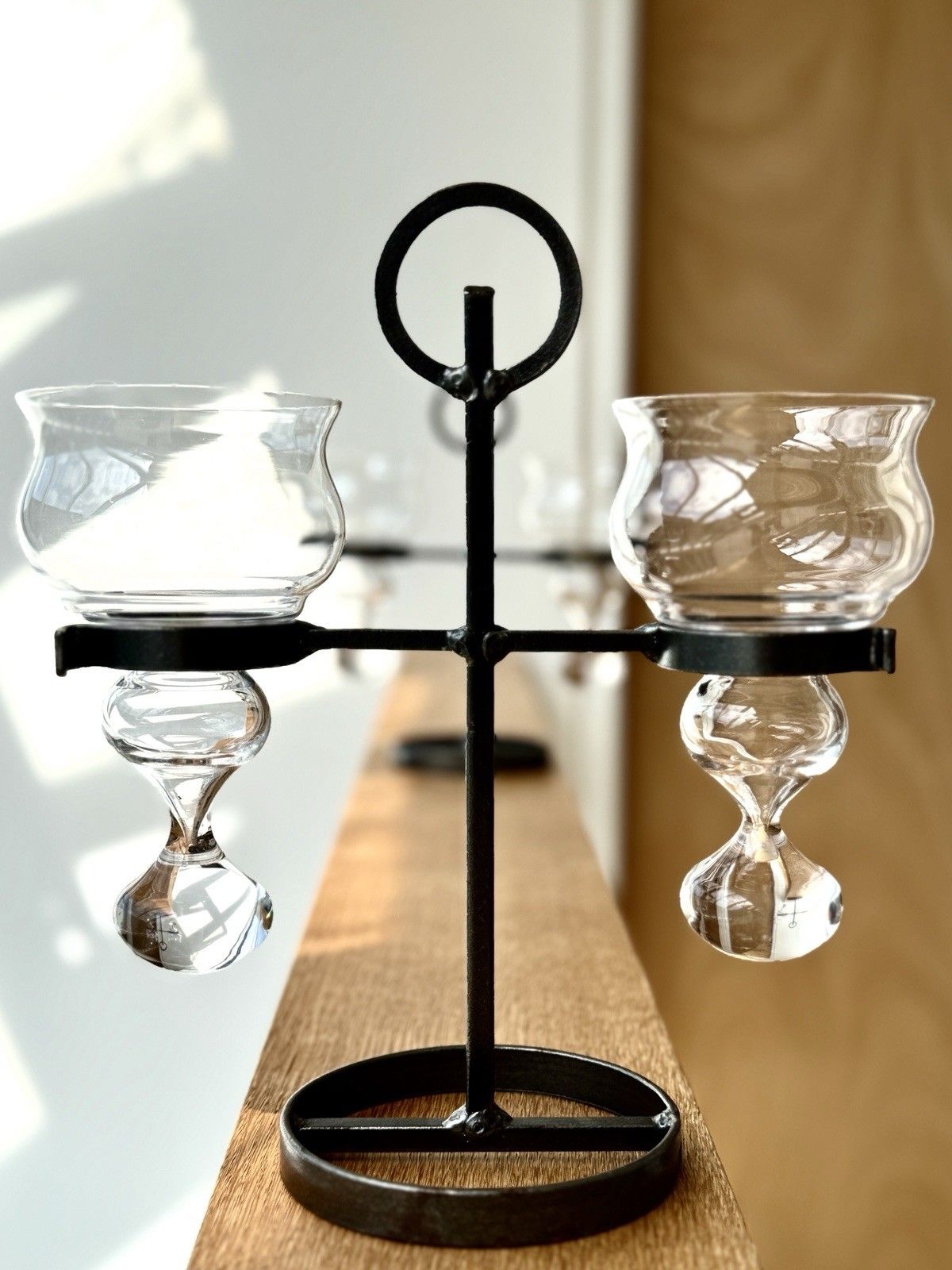 A Pair Of Vintage Scandinavian Candelabras Bolin Smide Sweden Bertil Vallien photo 100.0