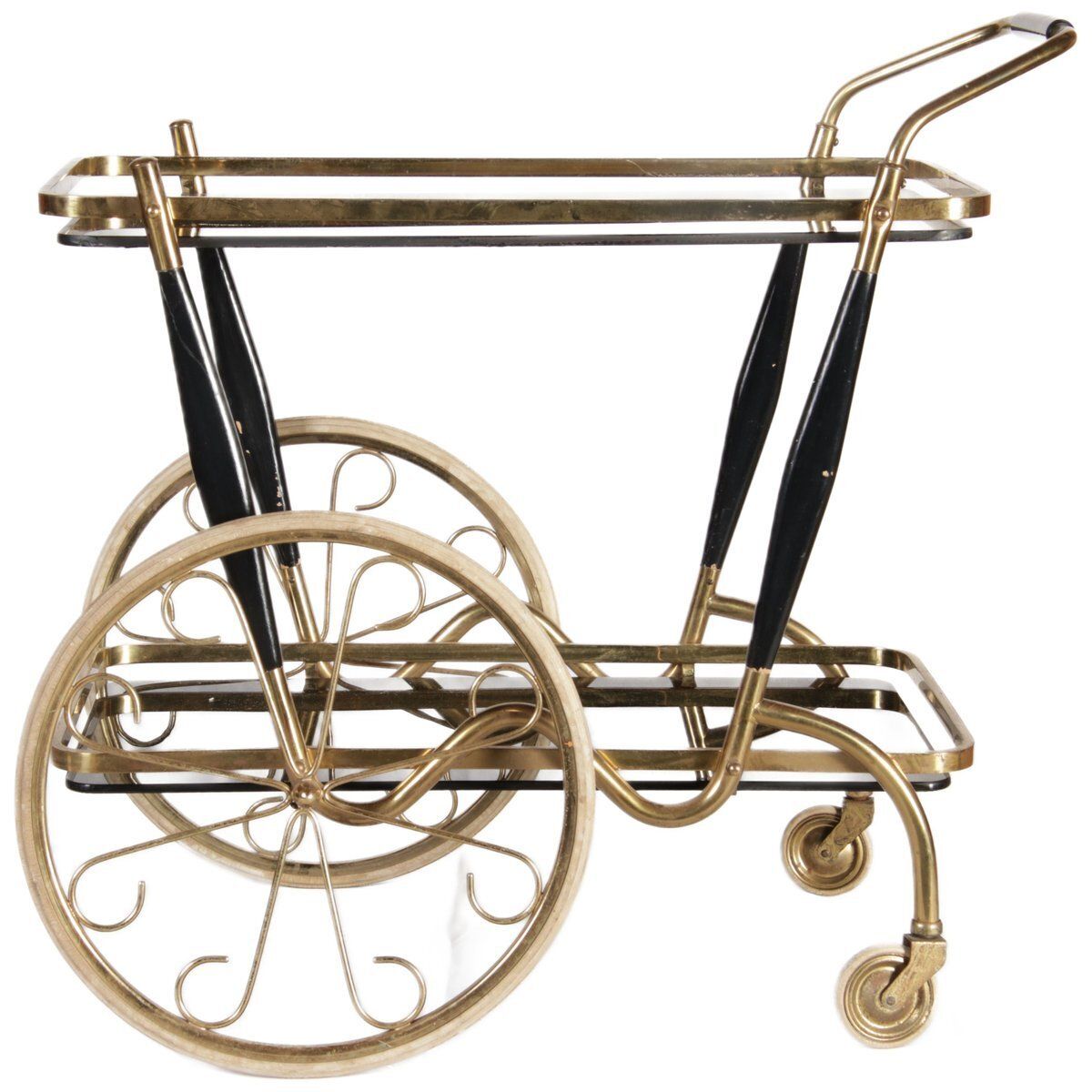 Tea Serving Cart By Cesare Lacca For Cesare Lacca, Italy, 1950s photo vintage