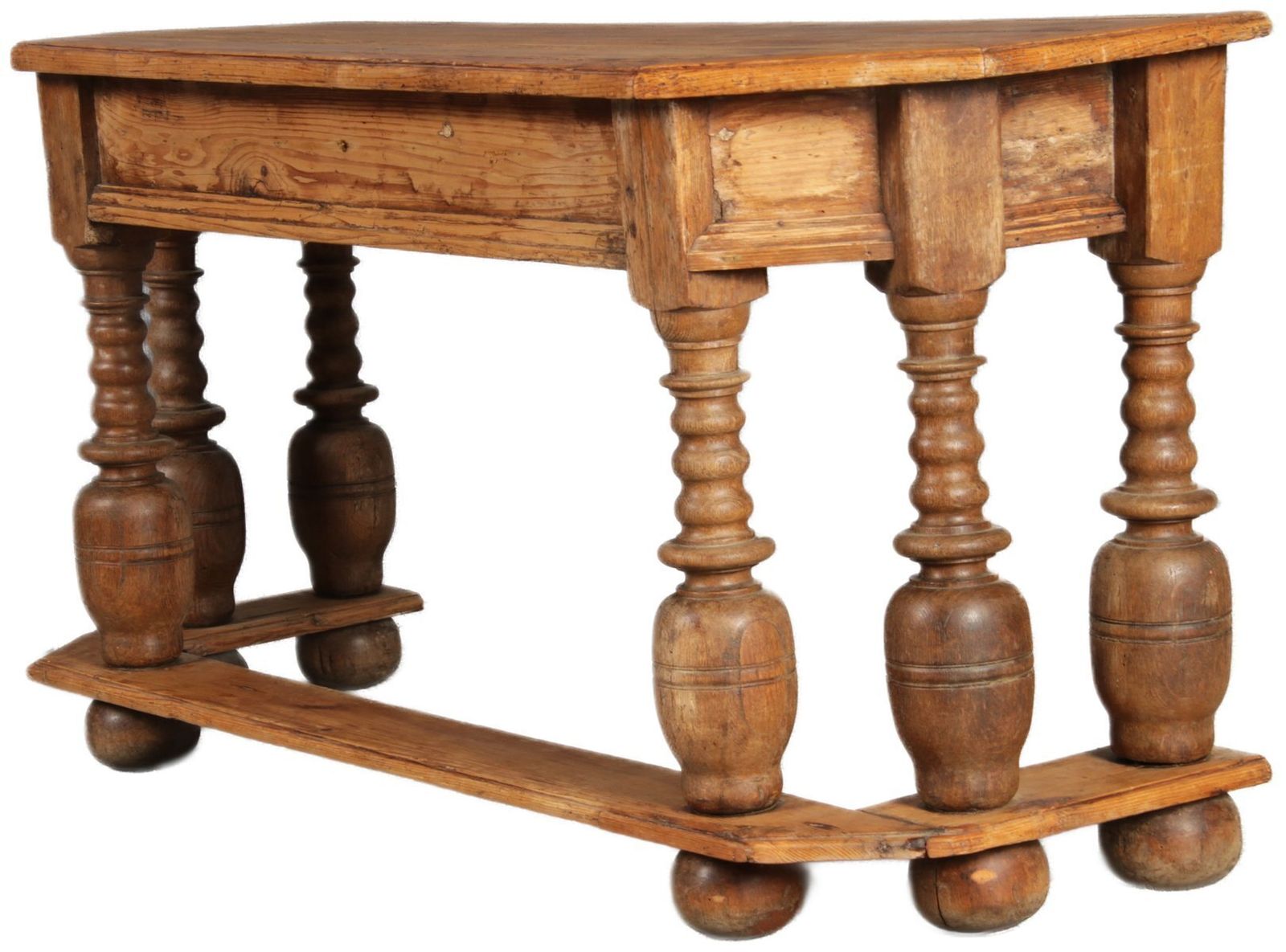 Antique Softwood Side Table And Flower Stand
16th 17th Century, 1600 photo 1641.0