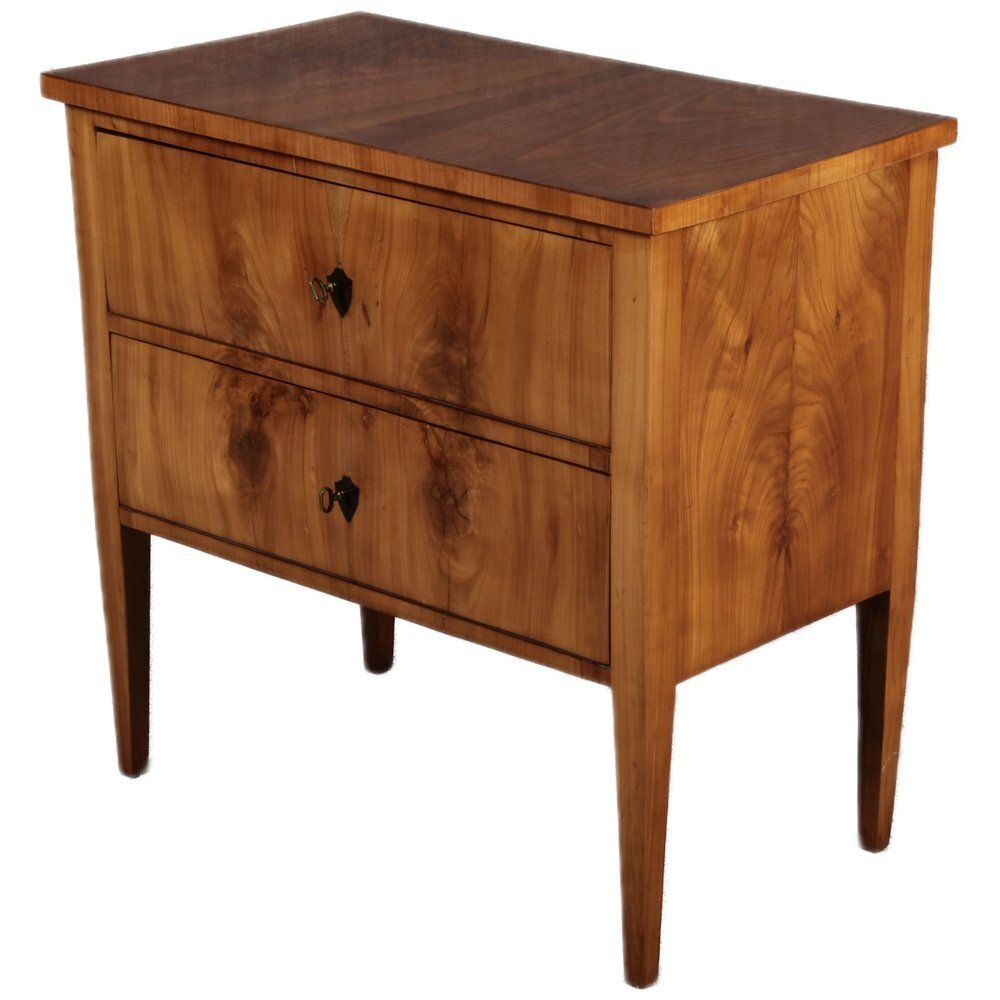 Small Antique Biedermeier Chest Of Drawers In Cherrywood, 1810 photo for sale