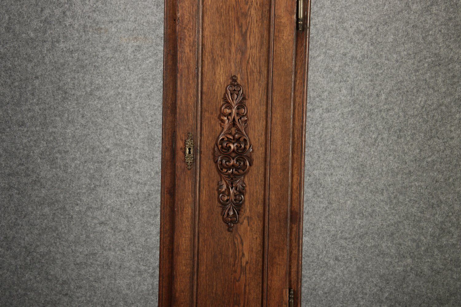 Large Antique Baroque Grandfather Clock In Oak, 1750 photo buy