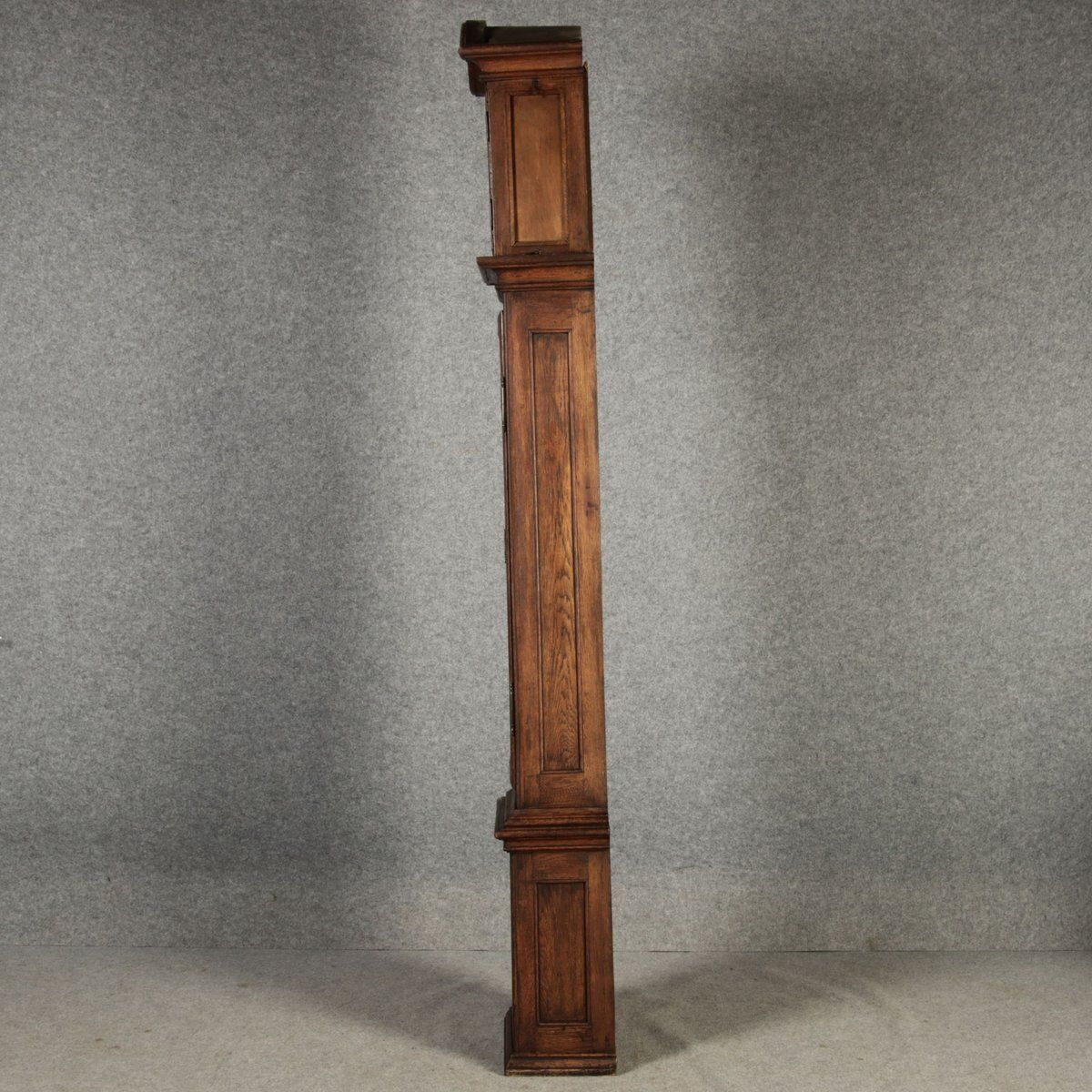 photo buy Large Antique Baroque Grandfather Clock In Oak, 1750