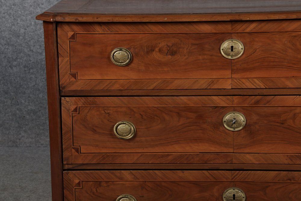 2196.0 Antique Louis XVI Commode In Walnut, 1780 photo