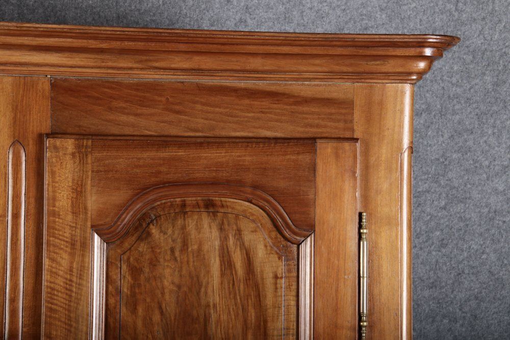 Baroque Wardrobe In Walnut, Freiburg, Switzerland, 1800s photo buy