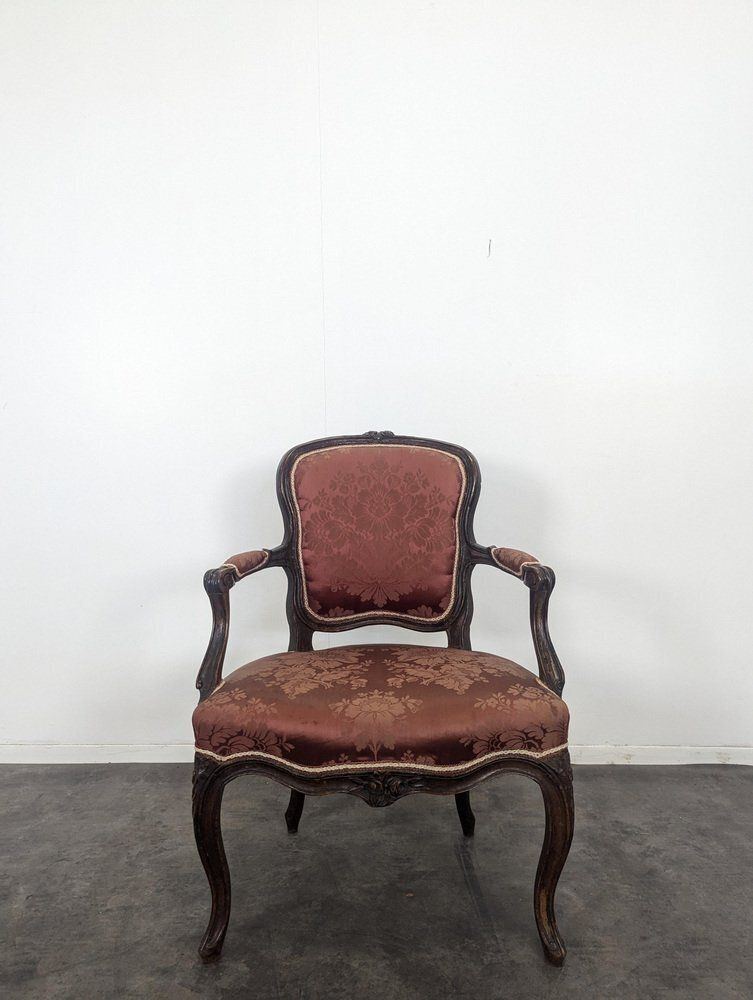 Louis XV Oak Armchairs, Set Of 2 photo furniture