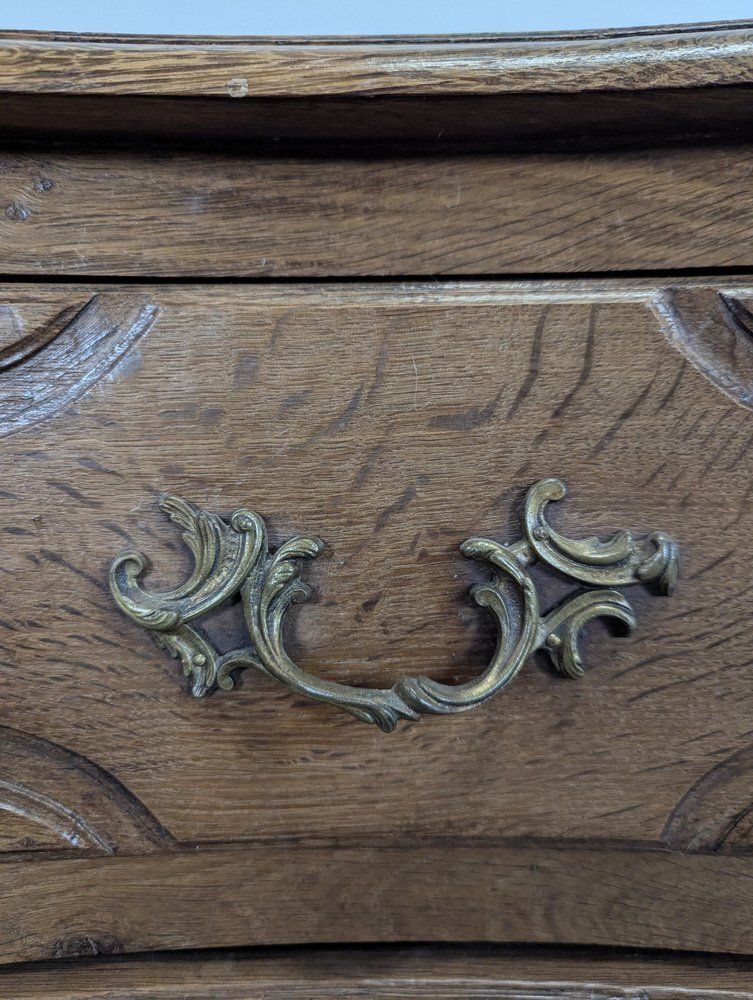Curved Neo Rustic Louis XV Style Chest Of Drawers photo 419.0