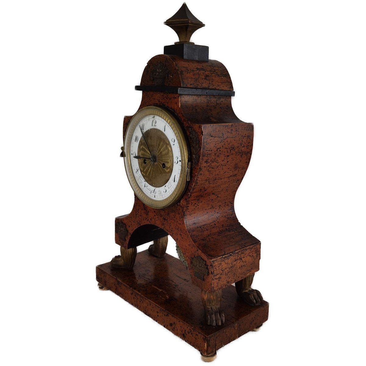 Biedermeier Clock By Franz Hochhoffer, Vienna, Austria, 1820s photo for sale
