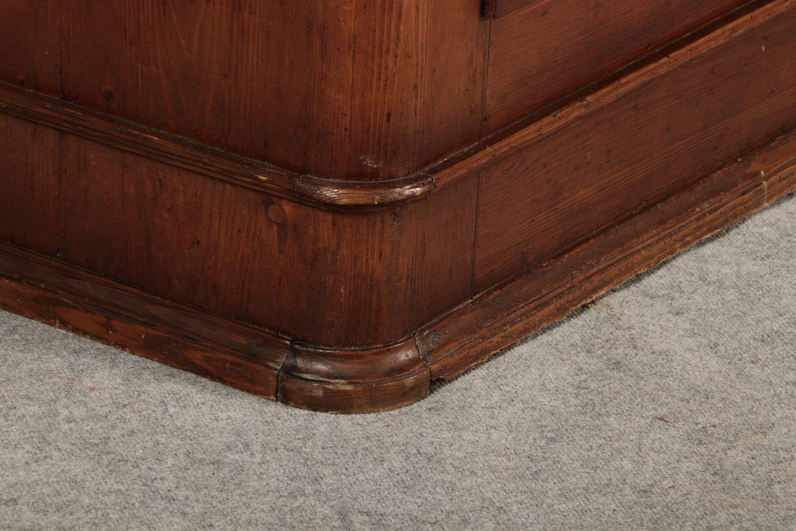 photo buy 19th Century Biedermeier Stained Walnut Softwood Cabinet, 1840s