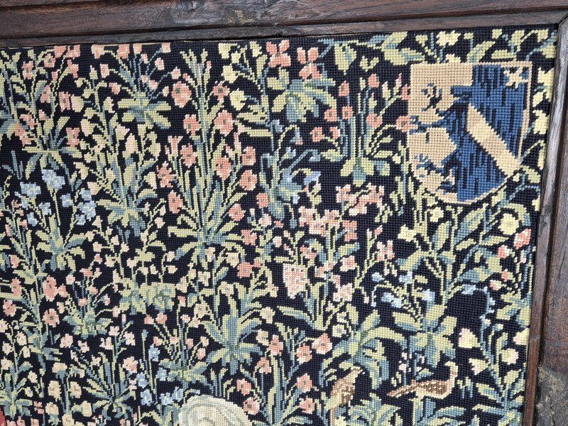 17th Century The Pastoral And The Spinning Wheel Tapestry Exhibited At The Louvre photo for sale