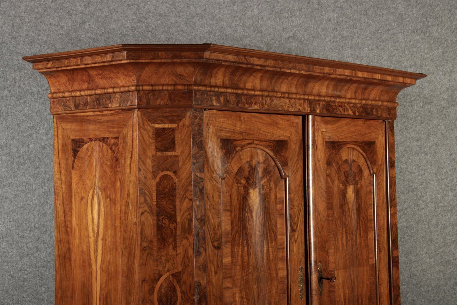 photo buy 18th Century Baroque Walnut Wood Cabinet, 1740s