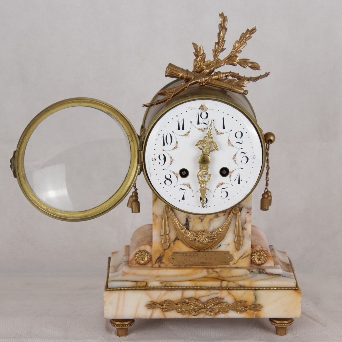 French Pendulum Mantel Clock, 1880s photo 1307.0