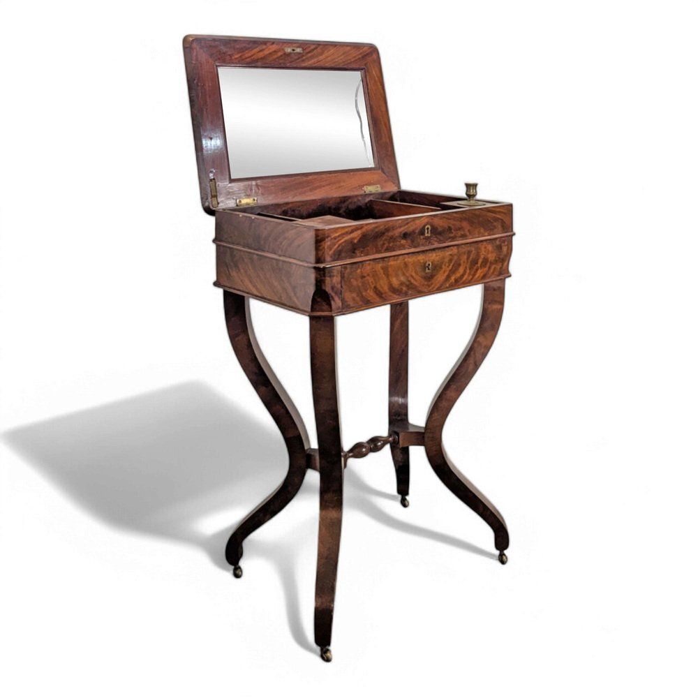 Restoration Period Worker In Flamed Mahogany