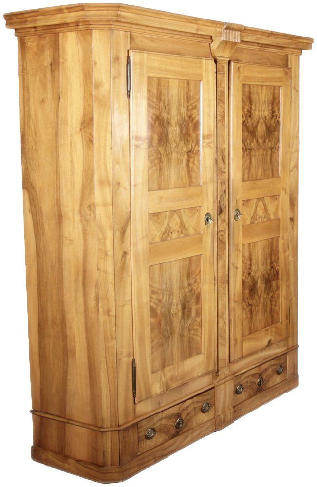 Antique Louis XVI Biedermeier Walnut Cabinet, 1800s photo furniture