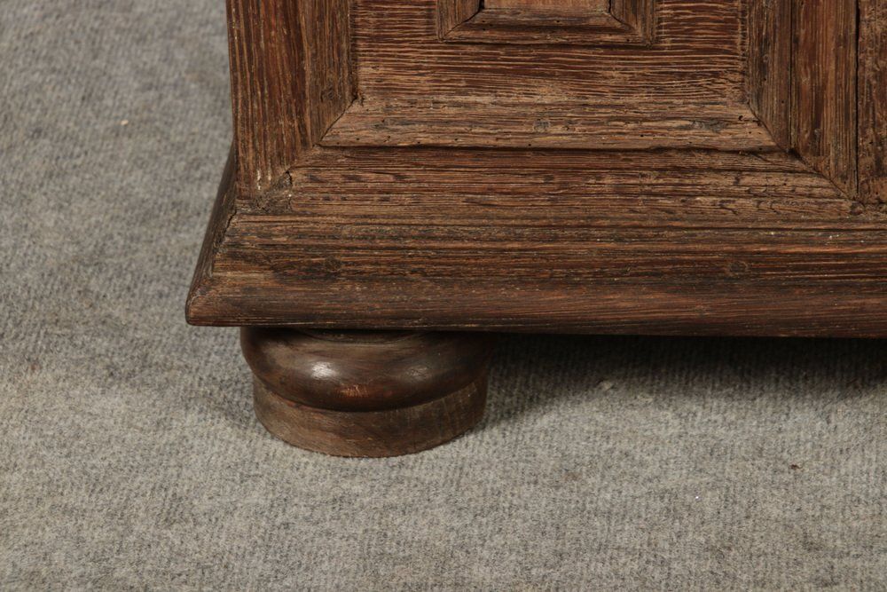 photo for sale Antique Small Baroque Chest In Oak, 1750