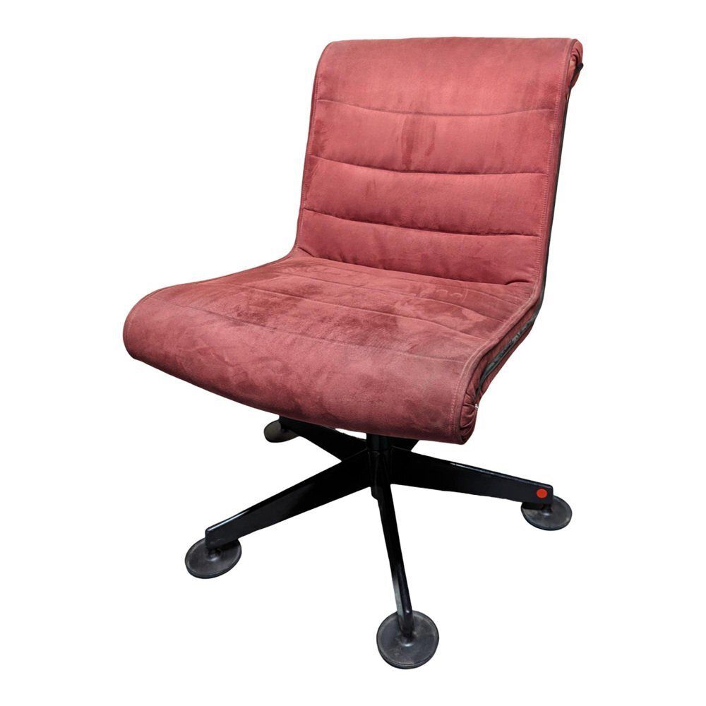 Velvet Desk Swivel Chair By Richard Sapper For Knoll