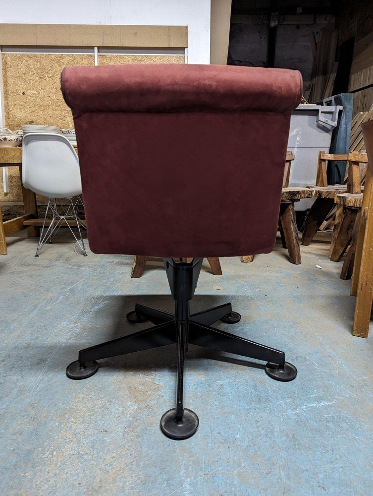 Velvet Desk Swivel Chair By Richard Sapper For Knoll photo Furniture