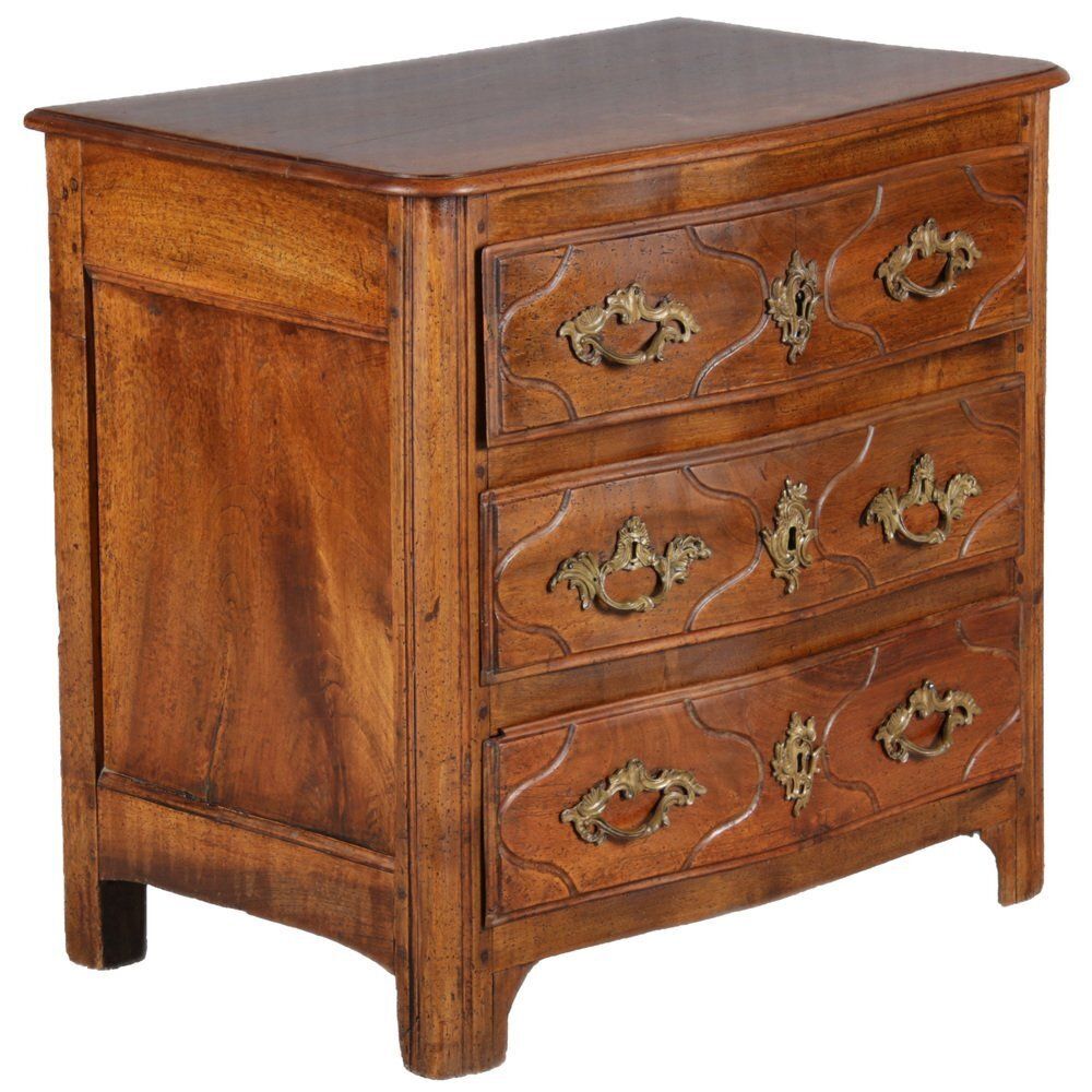Small Antique Baroque 18th Century Walnut Dresser photo furniture