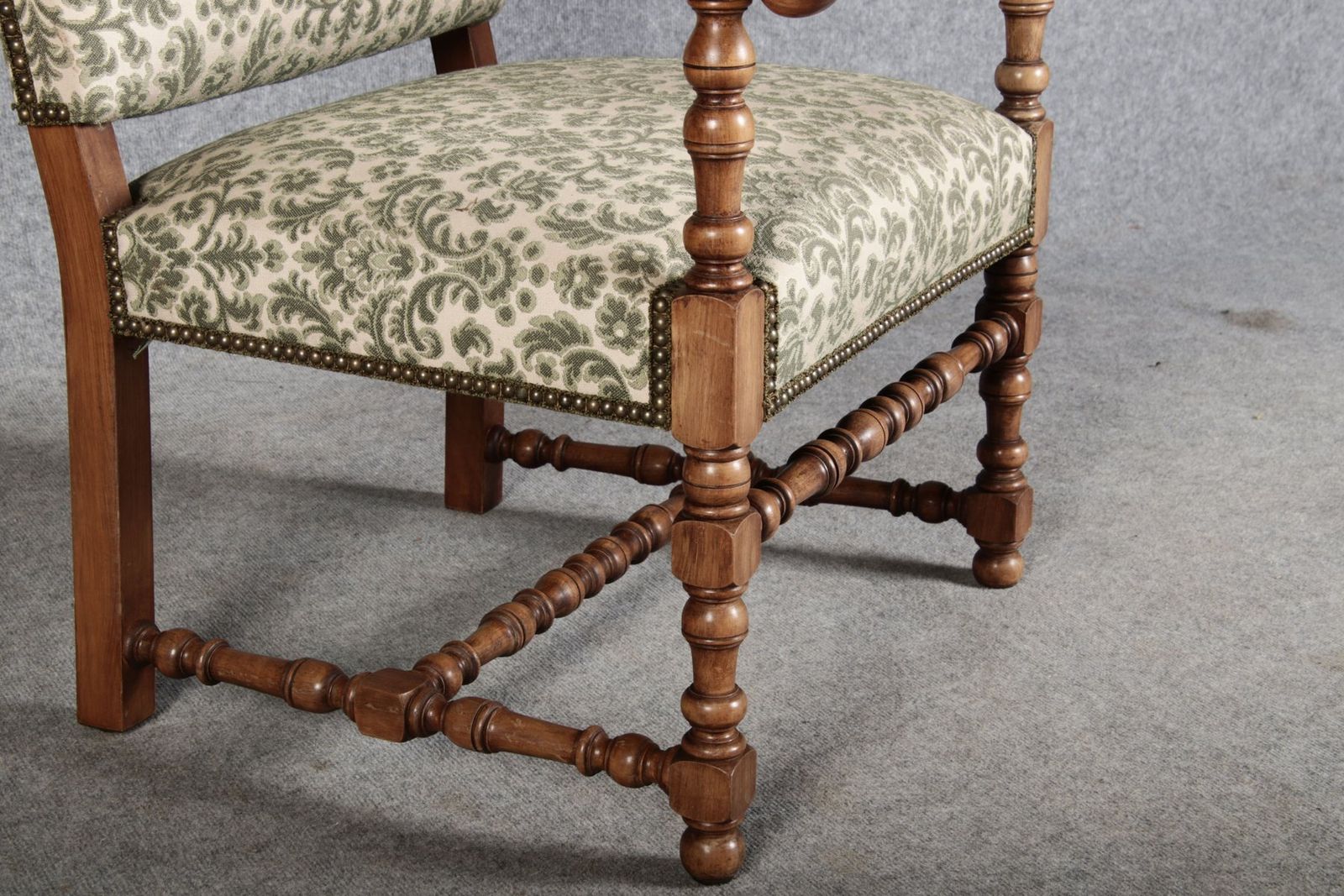 photo buy Antique Walnut Armchair, 19th Century