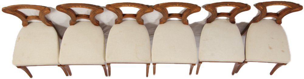 Antique Biedermeier Chairs, Vienna, Austria, 1820s 1830s, Set Of 6 photo 4419.0
