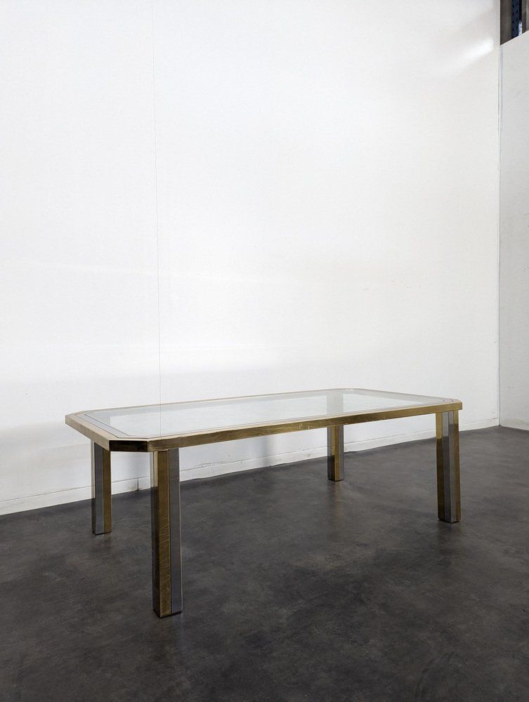 Hollywood Recency Table In Glass photo furniture